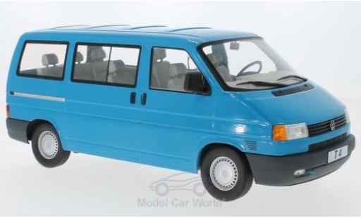 Diecast model cars Volkswagen T4 Base Caravelle blue 1992 1/18 KK Scale