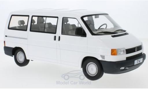 Diecast model cars Volkswagen T4 Base Caravelle white 1992 1/18 KK Scale