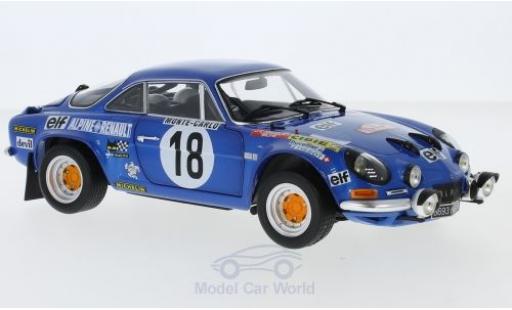 Diecast model cars Alpine A110 rallye No.18 Rally Monte Carlo 1973 J-C.Andruet/Biche 1/18 Kyosho