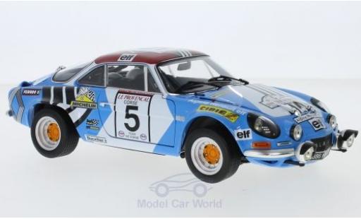 Diecast model cars Alpine A110 rallye No.5 Tour de Corse 1973 J.F.Piot/J.De Alexandris 1/18 Kyosho
