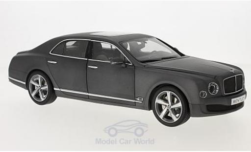 Diecast model cars Bentley Mulsanne Speed matt-grey 2014 1/18 Kyosho
