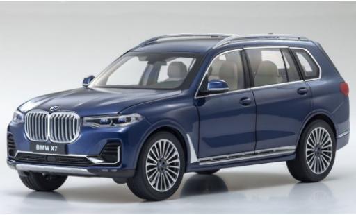 Diecast model cars Bmw X7 suv (G07) blue 2020 1/18 Kyosho