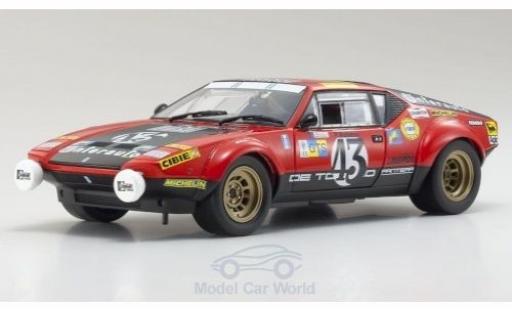 Diecast model cars De Tomaso Pantera course No.43 Team Claude Dubois 24h Le Mans 1975 P.Rubens/P.Bozzetto 1/18 Kyosho