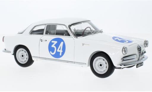 Diecast model cars Alfa Romeo Giulietta berlina Sprint Veloce No.34 Targa Florio 1960 1/18 Kyosho