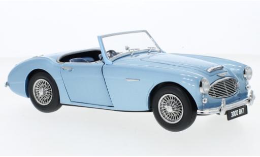 Diecast model cars Austin Healey 3000 roadster MK. I (BN7) blue 1/18 Kyosho