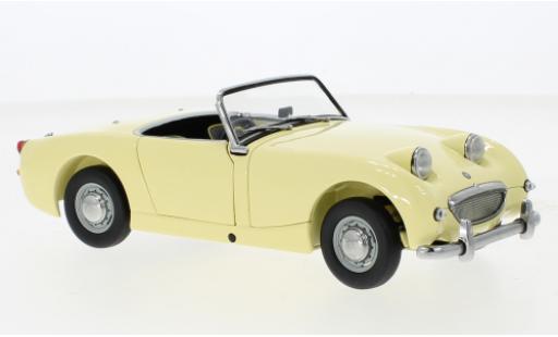 Diecast model cars Austin Healey Sprite roadster yellow RHD 1958 1/18 Kyosho