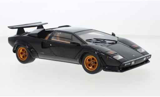 Diecast model cars Lamborghini Countach Walter Wolf blue 1/18 Kyosho