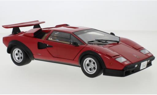 Diecast model cars Lamborghini Countach Walter Wolf red 1982 1/18 Kyosho