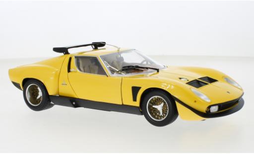 Diecast model cars Lamborghini Miura SVR yellow 1/18 Kyosho
