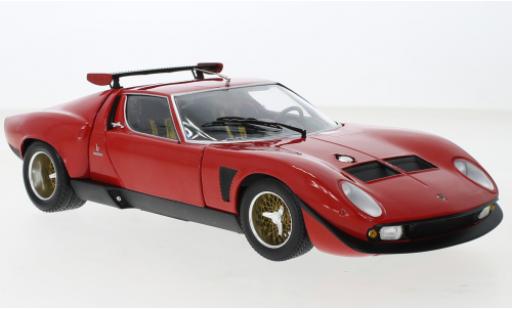 Diecast model cars Lamborghini Miura SVR red/black 1/18 Kyosho
