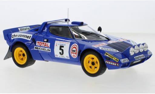 Diecast model cars Lancia Stratos HF No.5 Chardonnet Rally WM Tour de Corse 1976 1/18 Kyosho