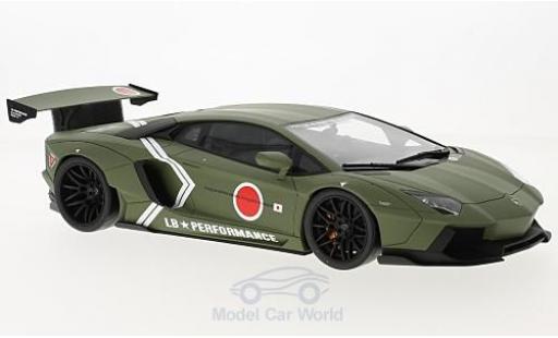 Diecast model cars Lamborghini Aventador Base LB Performance matt-oliv 2016 1/18 Kyosho