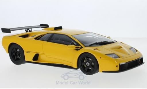 Diecast model cars Lamborghini Diablo GTR yellow 1999 1/18 Kyosho