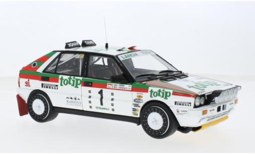 Diecast model cars Lancia Delta HF 4WD No.1 Totip Targa Florio 1987 1/18 Kyosho