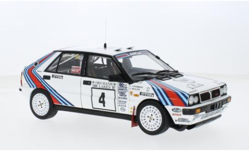 Diecast model cars Lancia Delta HF 4WD No.4 Martini Rally WM Rally Finnland 1987 1/18 Kyosho