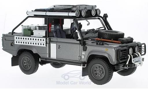 Diecast model cars Land Rover Defender Base metallic grey RHD Movie Edition 1/18 Kyosho