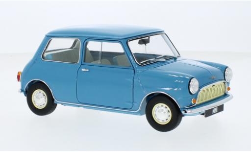 Diecast model cars Morris Minor Base Mini blue 1/18 Kyosho