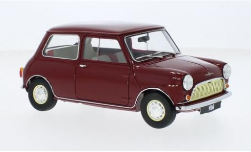 Diecast model cars Morris Minor Base Mini red 1/18 Kyosho