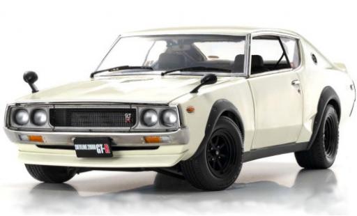 Diecast model cars Nissan Skyline 2000 GT-R (KPGC110) white RHD 1/18 Kyosho