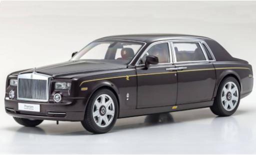 Diecast model cars Rolls Royce Phantom EWB metallic red 2003 1/18 Kyosho