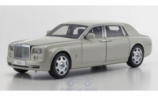 Diecast model cars Rolls Royce Phantom EWB white 2003 1/18 Kyosho