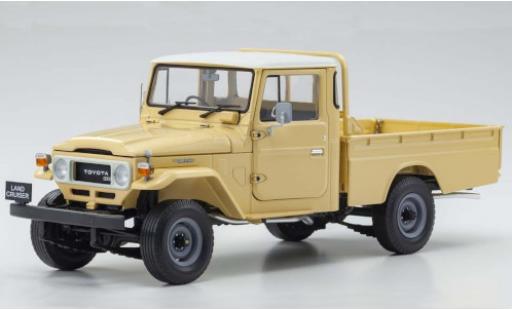 Diecast model cars Toyota Land Cruiser 40 Pick Up beige RHD 1/18 Kyosho