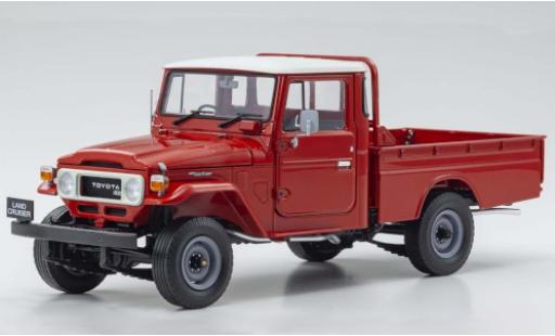 Diecast model cars Toyota Land Cruiser 40 Pick Up red RHD 1/18 Kyosho
