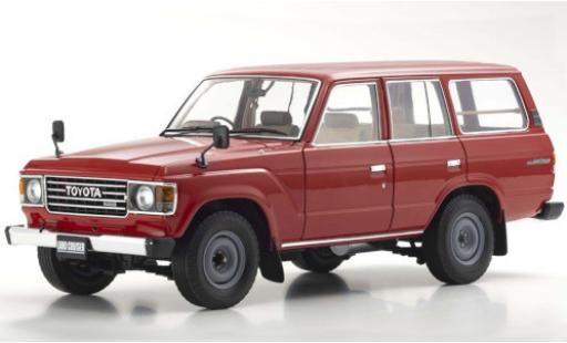 Diecast model cars Toyota Land Cruiser 60 red RHD 1/18 Kyosho