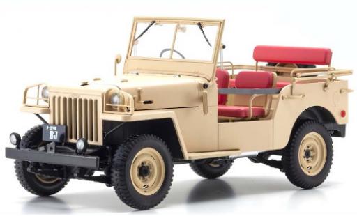 Diecast model cars Toyota Land Cruiser Base BJ beige RHD 1/18 Kyosho