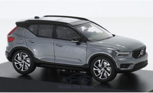 Diecast model cars Volvo XC40 Base 40 metallic grey 1/43 Kyosho