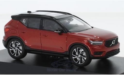 Diecast model cars Volvo XC40 Base 40 metallic red 1/43 Kyosho