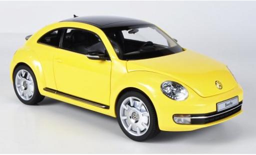 Diecast model cars Volkswagen Beetle Base Coupe yellow 1/18 Kyosho