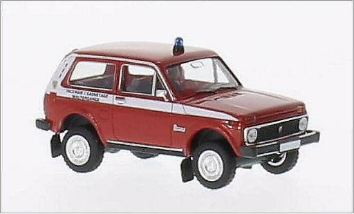 Lada Niva Pompiers 1/87 Brekina Fire brigade Walferdange (LUX) diecast model cars