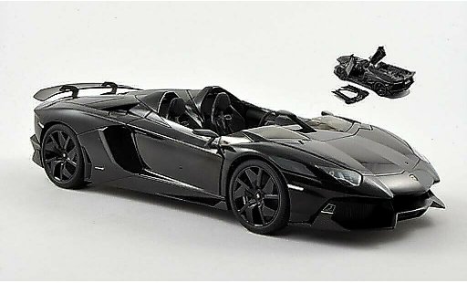 Lamborghini Aventador J 1/18 Autoart black 2012 diecast model cars