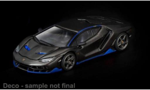 Diecast model cars Lamborghini Centenario Coupe carbon/blue 1/64 Pop Race