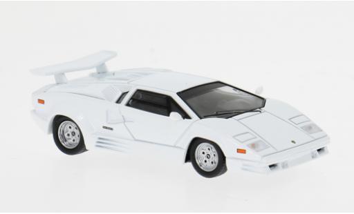 Diecast model cars Lamborghini Countach 25th Anniversary white 1989 1/64 Mini GT