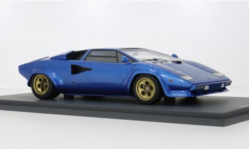 Diecast model cars Lamborghini Countach LP 400 S blue 1979 1/18 Schuco