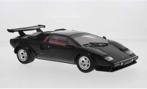 Diecast model cars Lamborghini Countach 5000 Quattrovalvole LP5000 black 1/18 Kyosho
