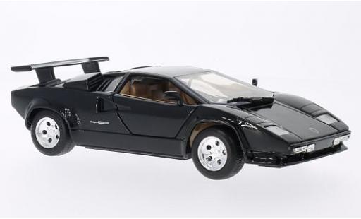 Diecast model cars Lamborghini Countach Base black 1/24 Motormax