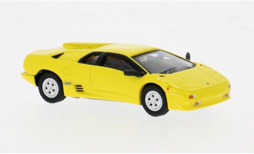 Diecast model cars Lamborghini Diablo Base yellow 1/87 Minichamps