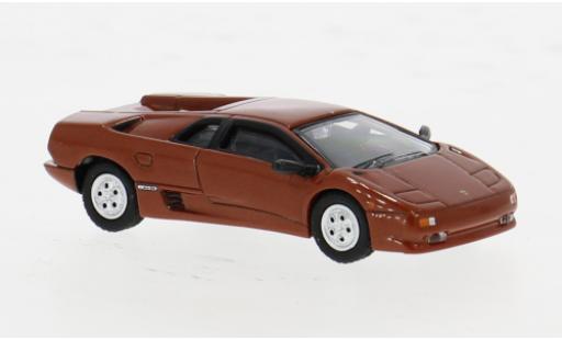 Diecast model cars Lamborghini Diablo Base copper 1/87 Minichamps