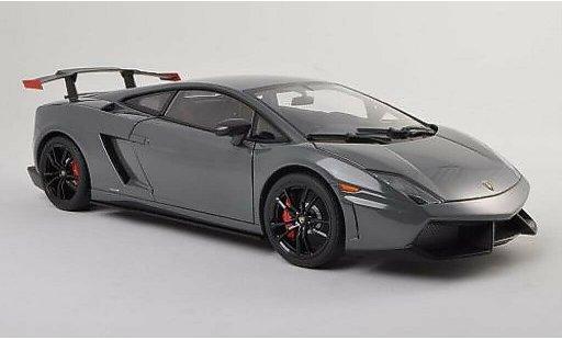 Lamborghini Gallardo Super Trofeo Stradale 1/18 Autoart LP570 Supertrofeo grey/black 2011 diecast model cars