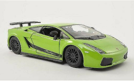 Lamborghini Gallardo Superleggera 1/24 Burago green 2003 diecast model cars