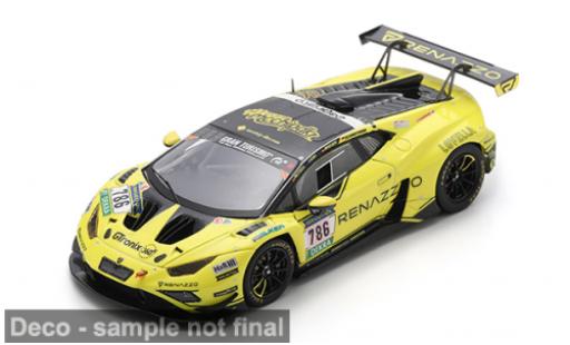 Diecast model cars Lamborghini Huracan GT3 EVO 2 2 24h N&Atilde;&frac14;rburgring 2025 Renazzo Motorport Team #786 S.Nana/C.Breuer 1/43 Spark