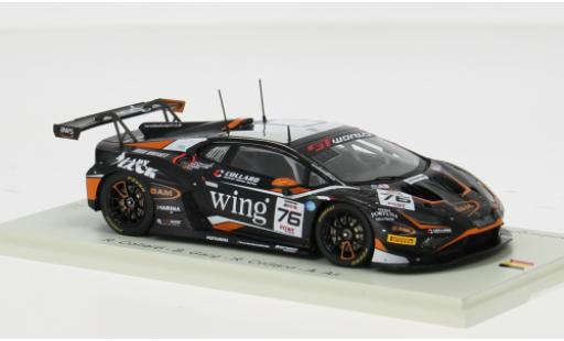 Diecast model cars Lamborghini Huracan GT3 EVO 2 2 24h Spa 2025 Barwell Motorsport #76 R.Collard/B.Garg 1/43 Spark