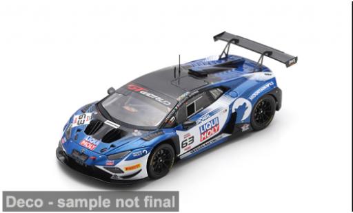 Diecast model cars Lamborghini Huracan GT3 EVO 2 2 24h Spa 2025 Grasser Racing Team #63 M.Bortolotti/L.Engstler 1/43 Spark