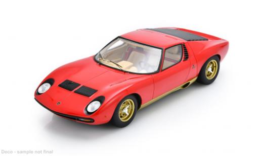 Diecast model cars Lamborghini Miura SV red 1971 1/18 Spark