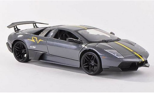 Lamborghini Murcielago LP670-4 1/24 Motormax SV grey/matt-black diecast model cars