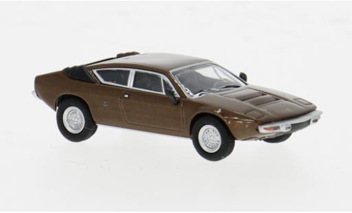 Diecast model cars Lamborghini Urraco Base brown 1974 1/87 Minichamps