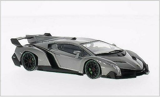 Lamborghini Veneno Coupe 1/43 Kyosho metallic grey/green diecast model cars